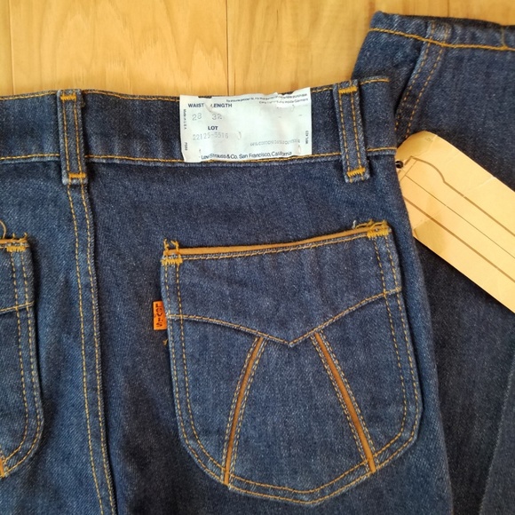 ❌SOLD❌ Vtg Movin On High Rise 70s Levi's 23/24 - Picture 6 of 8